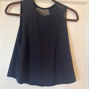EUC Lululemon Sculpt Cropped Tank Black